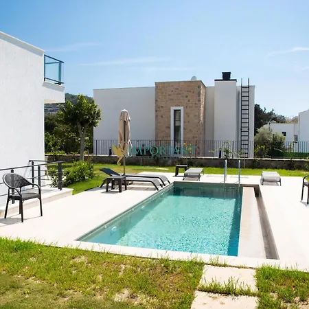 Vila Bd498- 4 With Private Pool In Gumusluk Bodrum