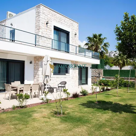 Bd498- 4 With Private Pool In Gumusluk Vila Bodrum